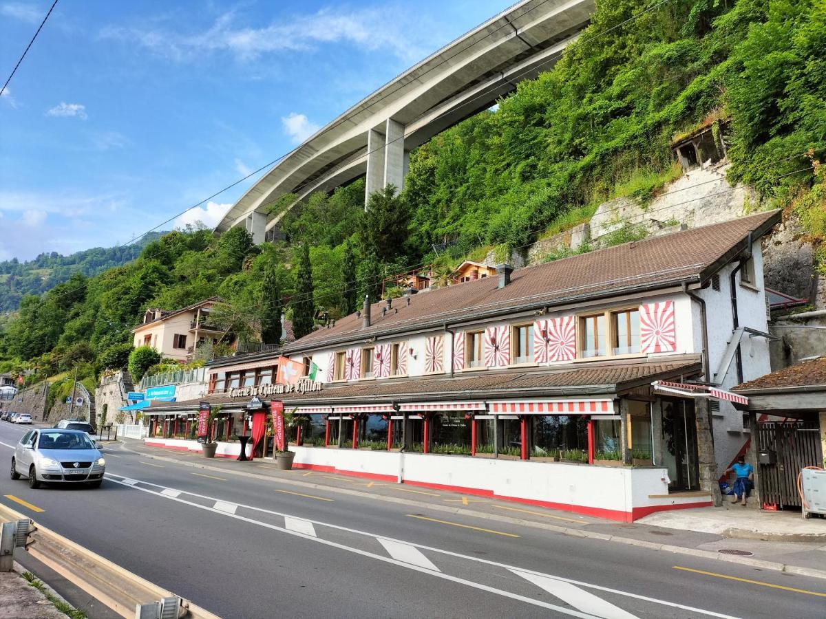 Castle View Aparthotel Veytaux ภายนอก รูปภาพ